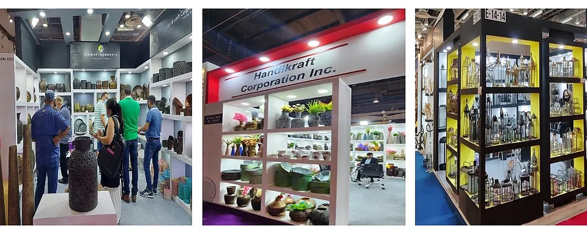Handikraft Corporation Inc. product displays at international trade fairs