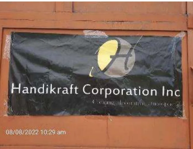 Handikraft Corporation Inc. factory name board